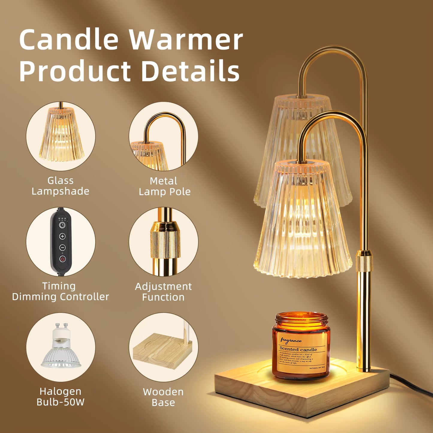 Flameless Candle Warmer Lamp