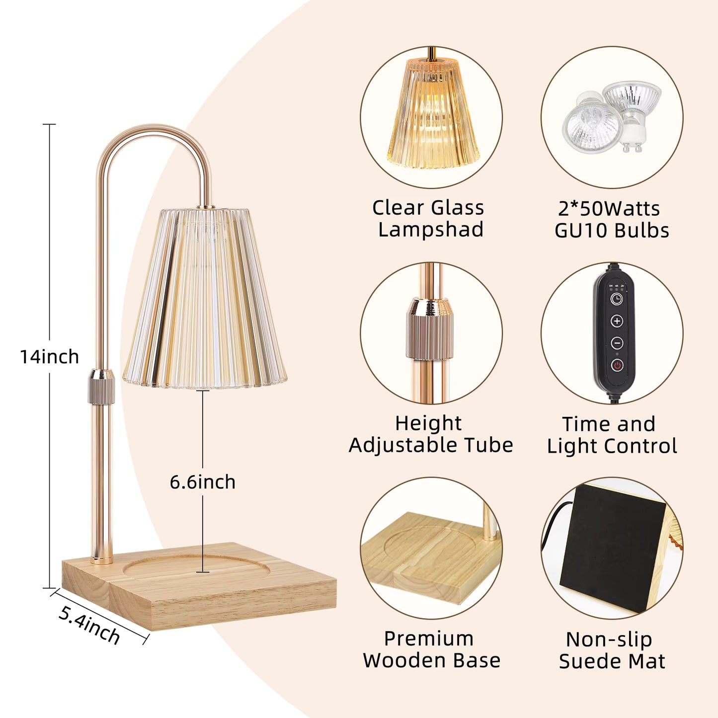 Flameless Candle Warmer Lamp